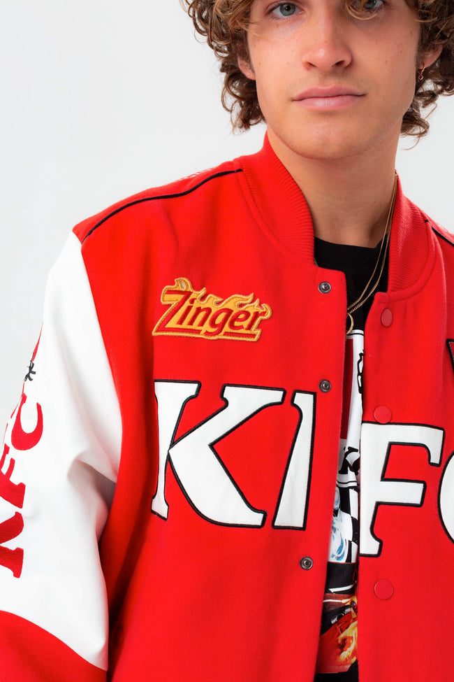 HYPE X KFC RED LEGACY BOMBER ADULT JACKET