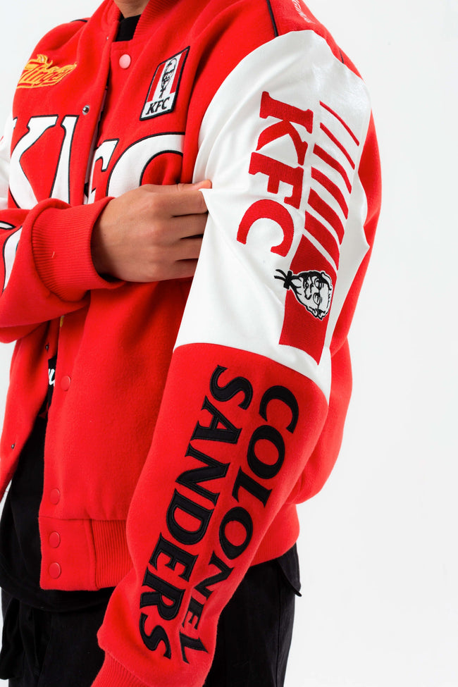 HYPE X KFC RED LEGACY BOMBER ADULT JACKET