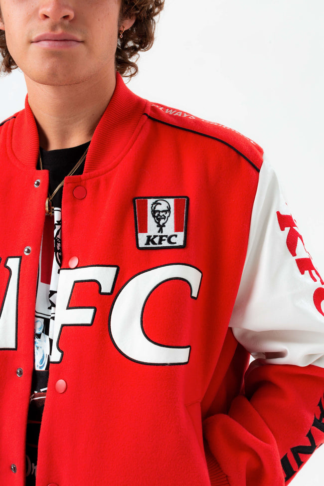 HYPE X KFC RED LEGACY BOMBER ADULT JACKET