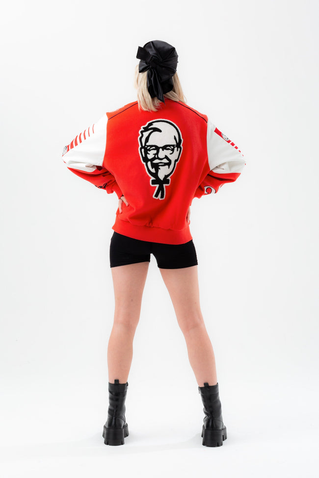 HYPE X KFC RED LEGACY BOMBER ADULT JACKET