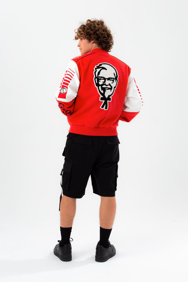 HYPE X KFC RED LEGACY BOMBER ADULT JACKET