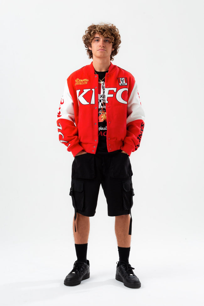 HYPE X KFC RED LEGACY BOMBER ADULT JACKET