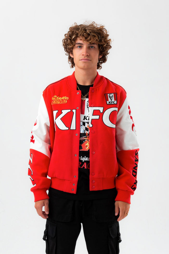 HYPE X KFC RED LEGACY BOMBER ADULT JACKET