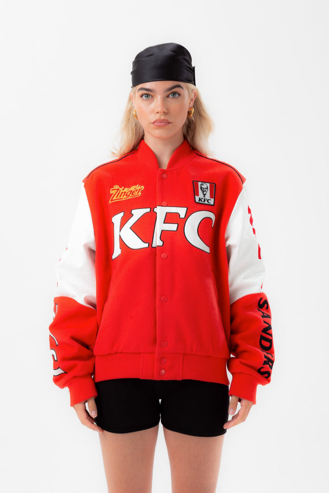 HYPE X KFC RED LEGACY BOMBER ADULT JACKET