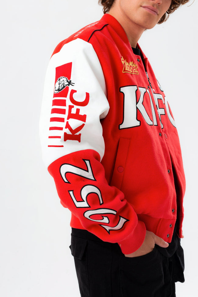 HYPE X KFC RED LEGACY BOMBER ADULT JACKET