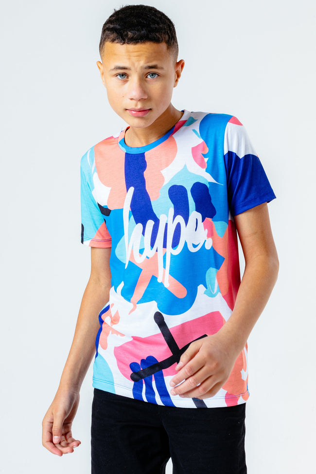 HYPE MULTI SQUIGGLE KIDS T-SHIRT