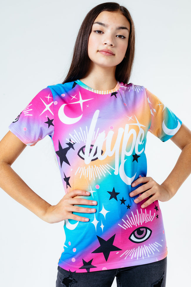 Hype Rainbow Gradient Mystic Kids T-Shirt