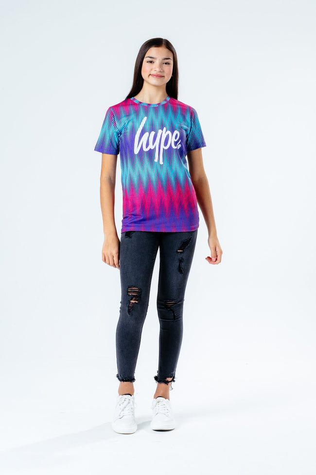 Hype Multi Zig-Zag Kids T-Shirt