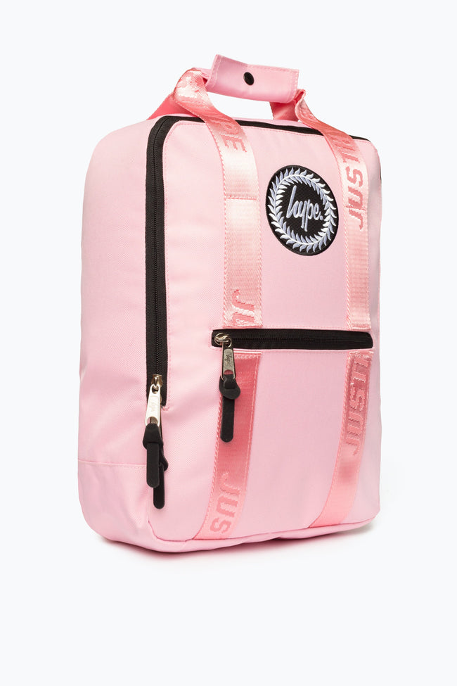 HYPE PINK TAPED BOXY BACKPACK