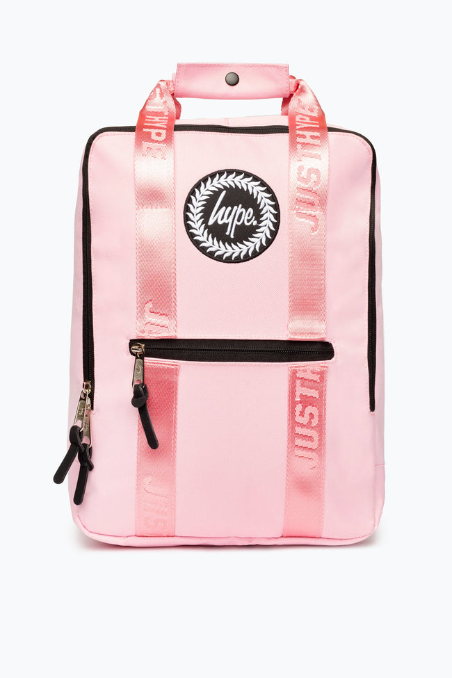 HYPE PINK TAPED BOXY BACKPACK