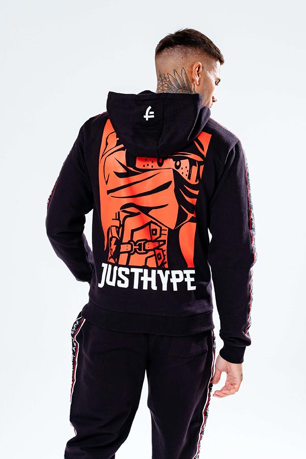 HYPE LEGO NINJAGO JAY TAPING ADULT PULLOVER HOODIE