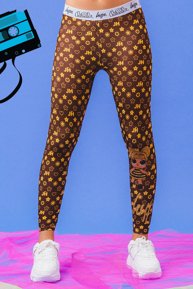 HYPE X L.O.L. QUEEN BEE GIRLS LEGGINGS