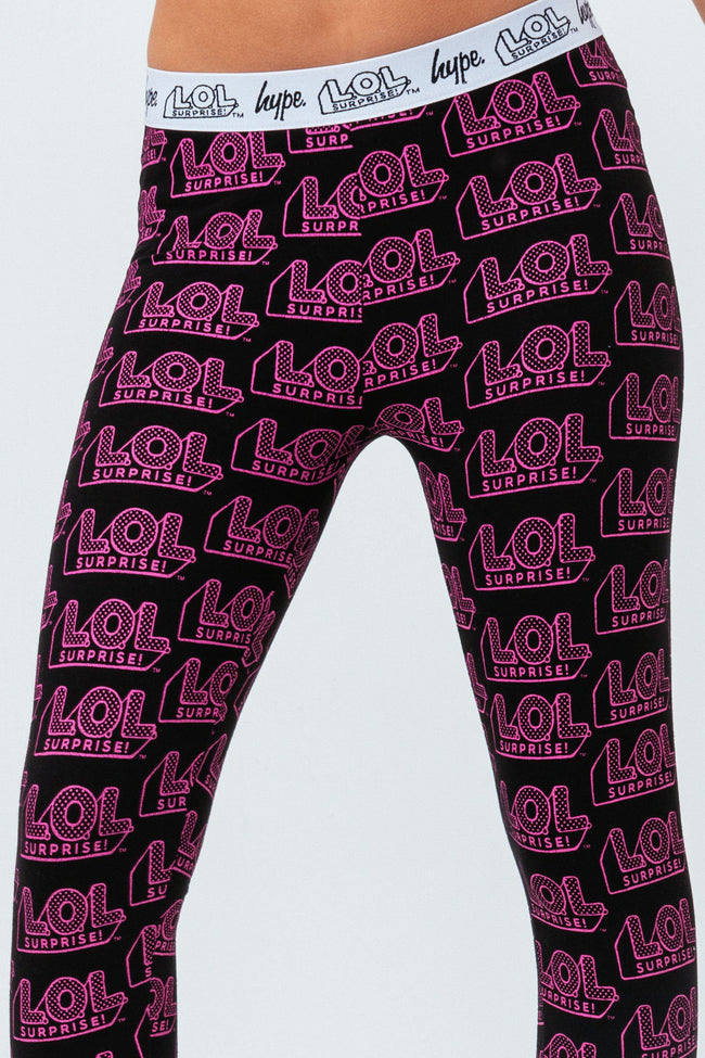 HYPE X L.O.L. LOGO GIRLS LEGGINGS