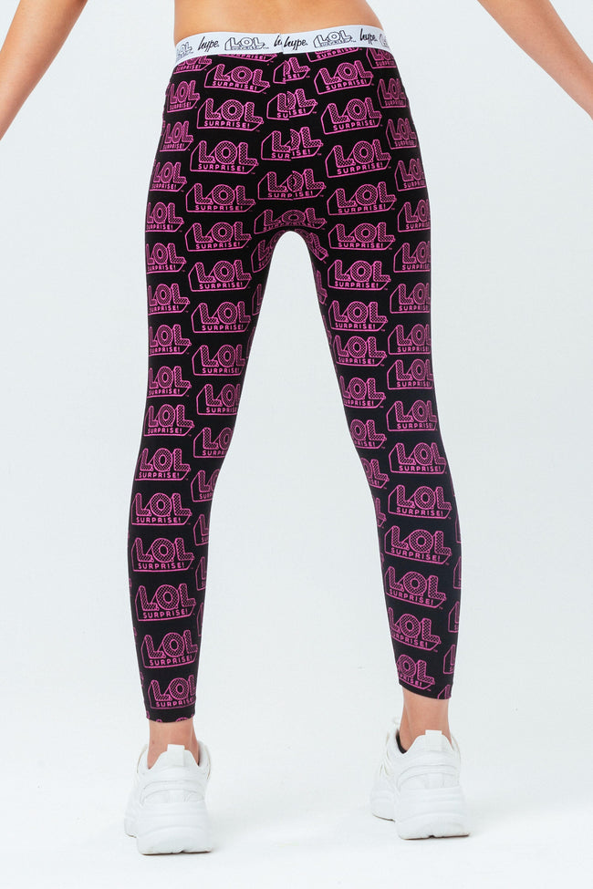 HYPE X L.O.L. LOGO GIRLS LEGGINGS