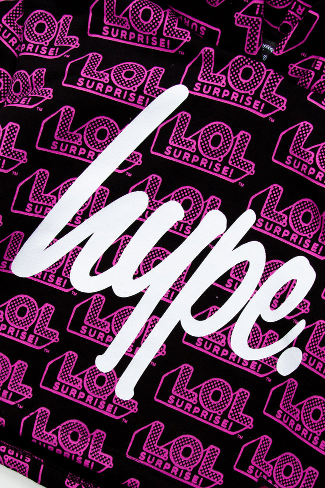 HYPE X L.O.L. LOGO GIRLS CROP HOODIE