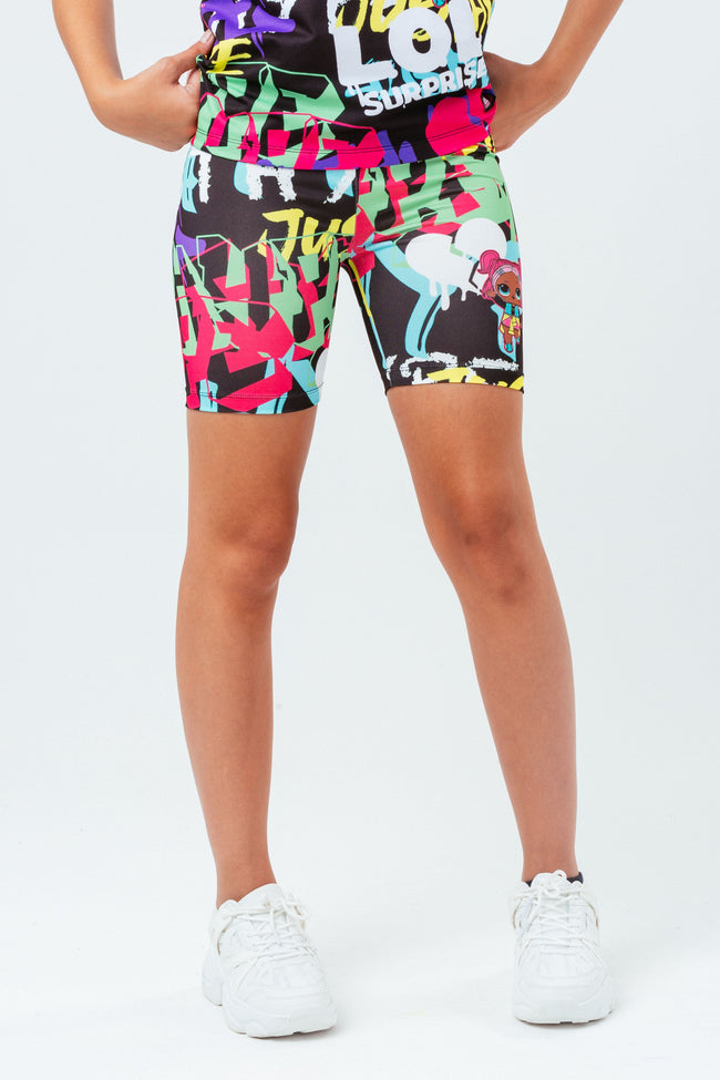 HYPE X L.O.L. V.R.Q.T GIRLS CYCLING SHORTS