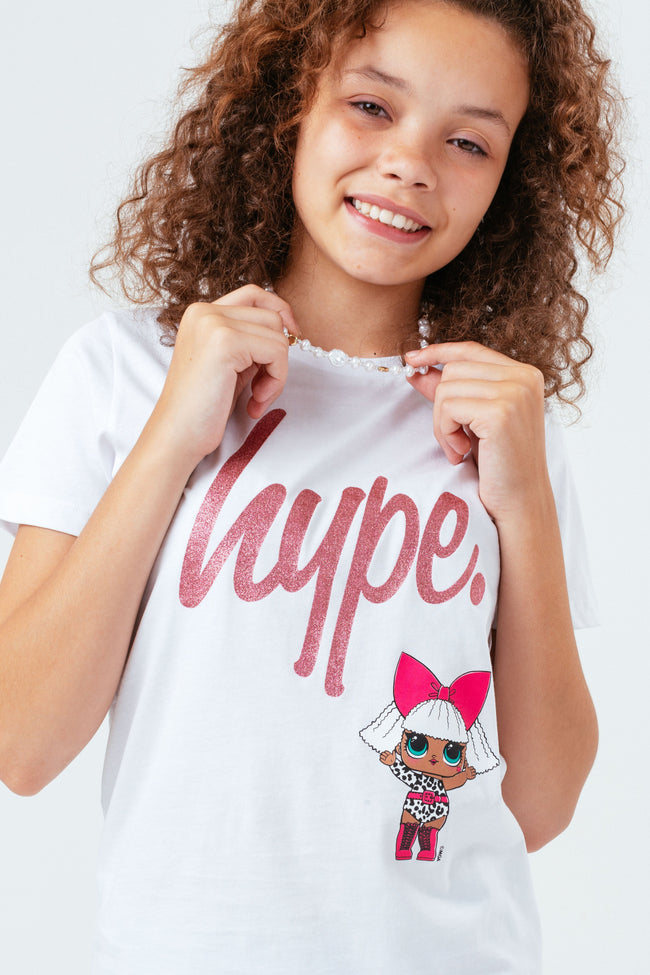 HYPE X L.O.L. LEOPARD DIVA GIRLS T-SHIRT