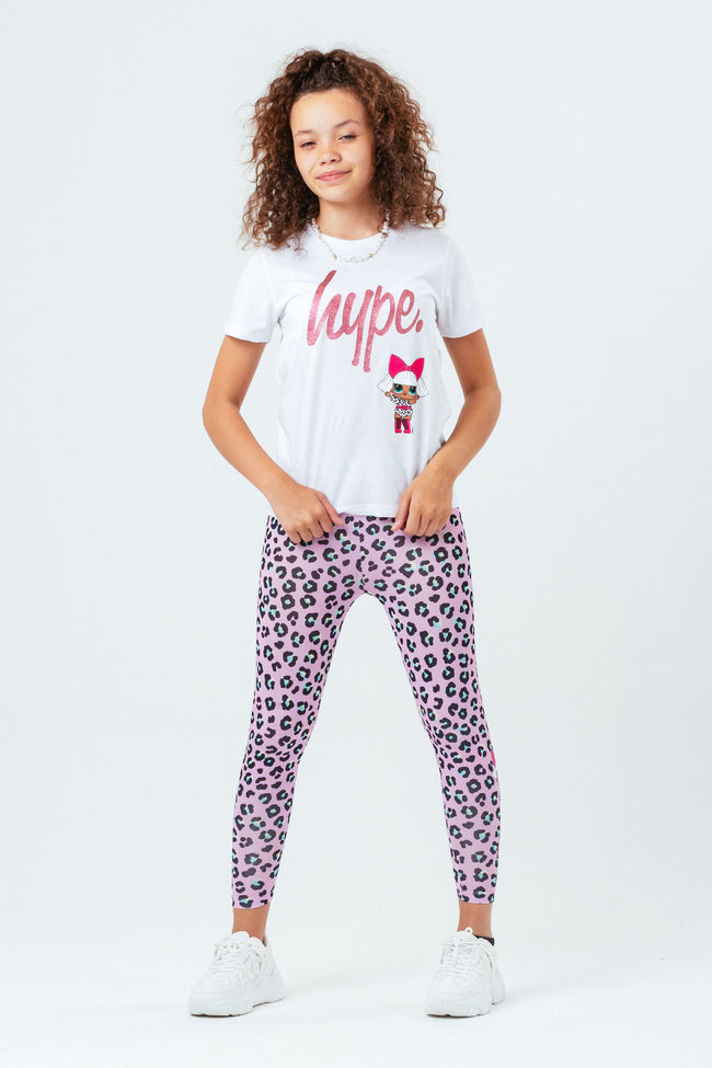 HYPE X L.O.L. LEOPARD DIVA GIRLS T-SHIRT