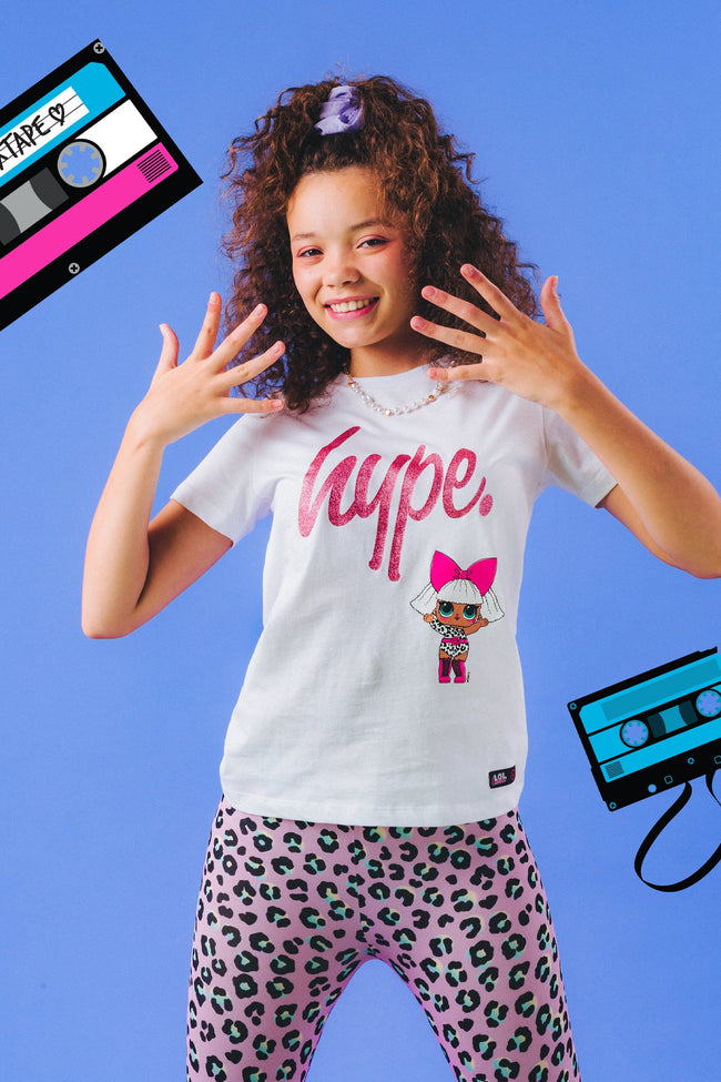 HYPE X L.O.L. LEOPARD DIVA GIRLS T-SHIRT