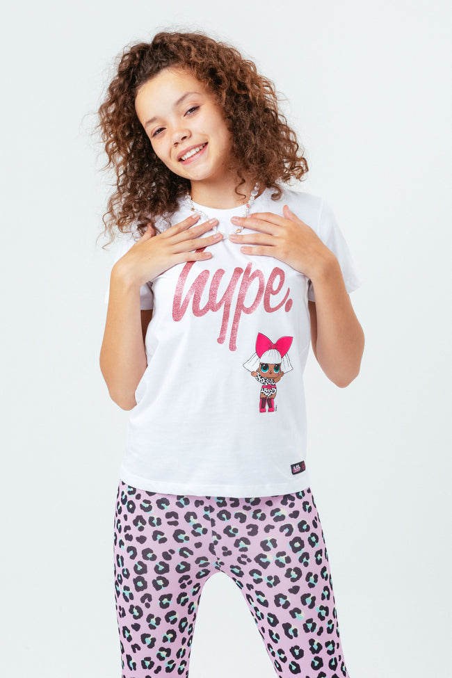 HYPE X L.O.L. LEOPARD DIVA GIRLS T-SHIRT