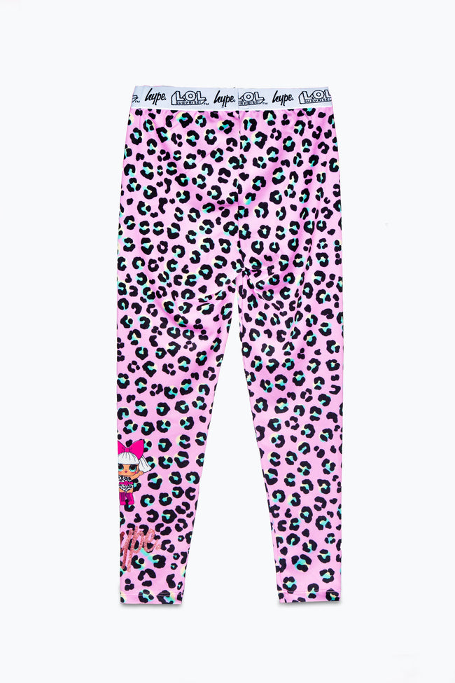 HYPE X L.O.L. LEOPARD DIVA GIRLS LEGGINGS