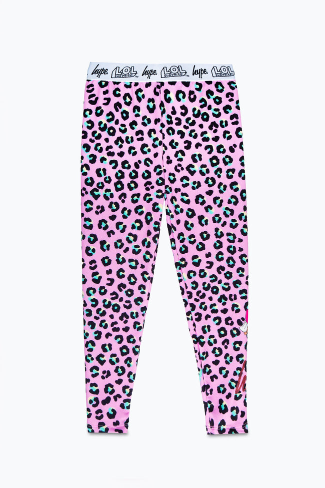 HYPE X L.O.L. LEOPARD DIVA GIRLS LEGGINGS