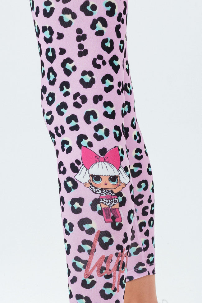 HYPE X L.O.L. LEOPARD DIVA GIRLS LEGGINGS