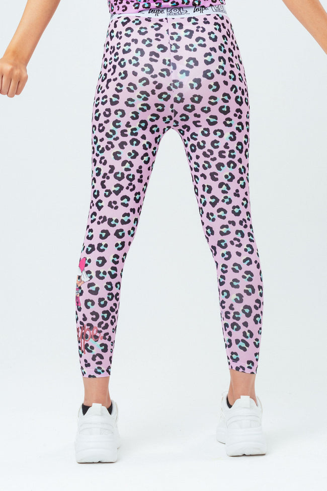 HYPE X L.O.L. LEOPARD DIVA GIRLS LEGGINGS