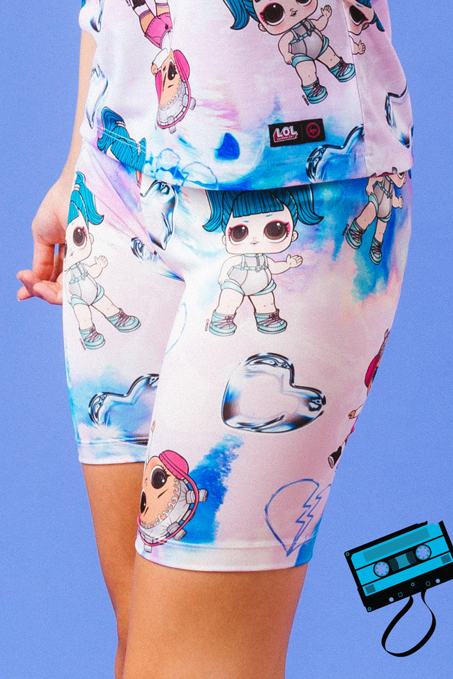 HYPE X L.O.L. GLAMSTRONAUT GIRLS CYCLING SHORTS