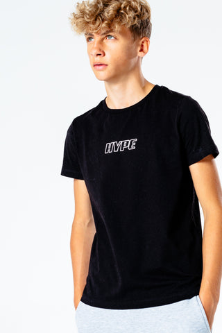 Hype Black Back Logo Kids T-Shirt