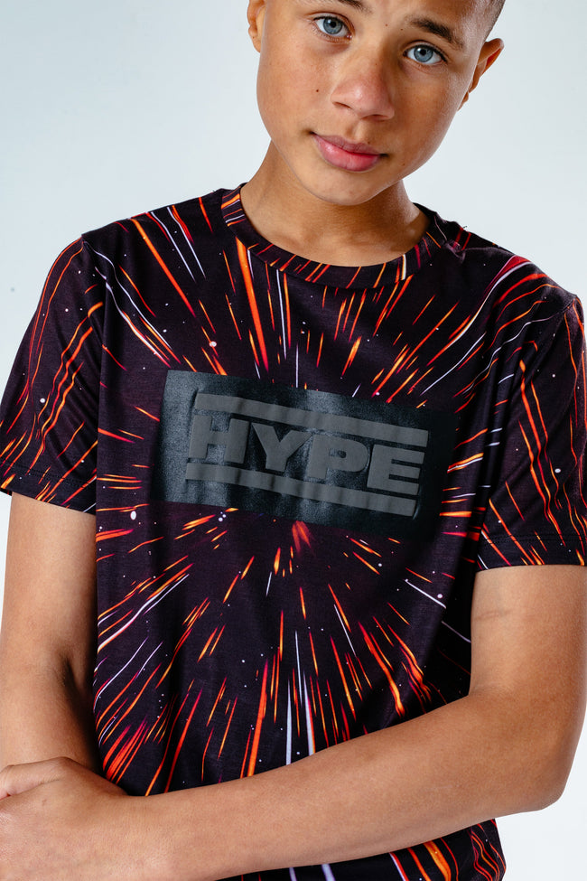 Hype Black Astro Kids T-Shirt