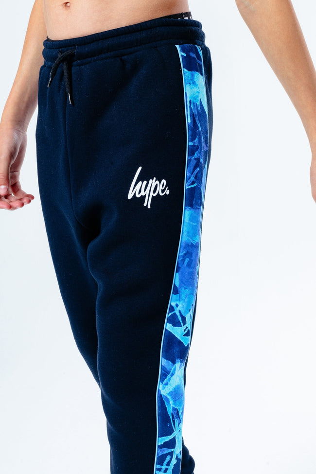 Hype Blue Paint Splash Kids Joggers