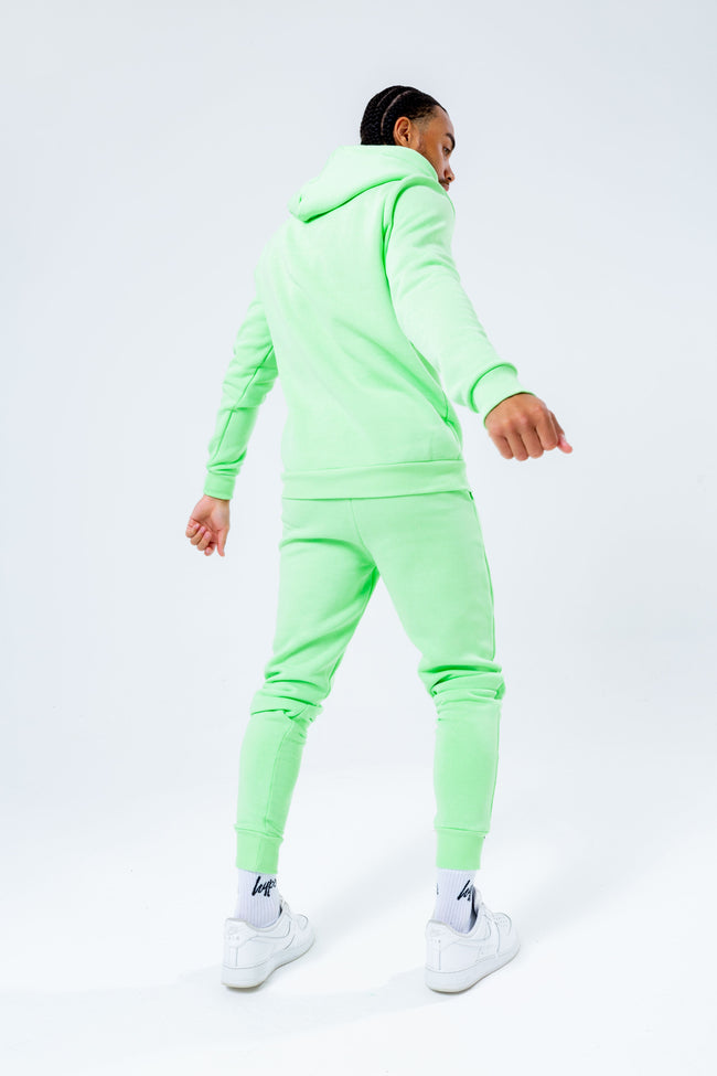 HYPE LIGHT GREEN SCRIBBLE MEN'S TRACKSUIT