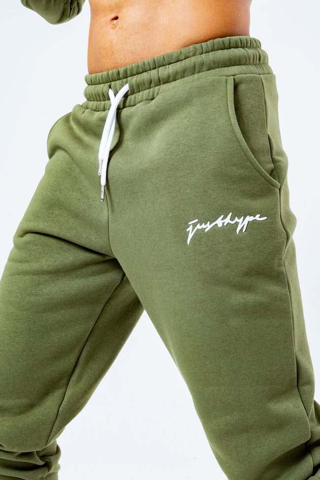 HYPE KHAKI SCRIBBLE MEN'S TRACKSUIT