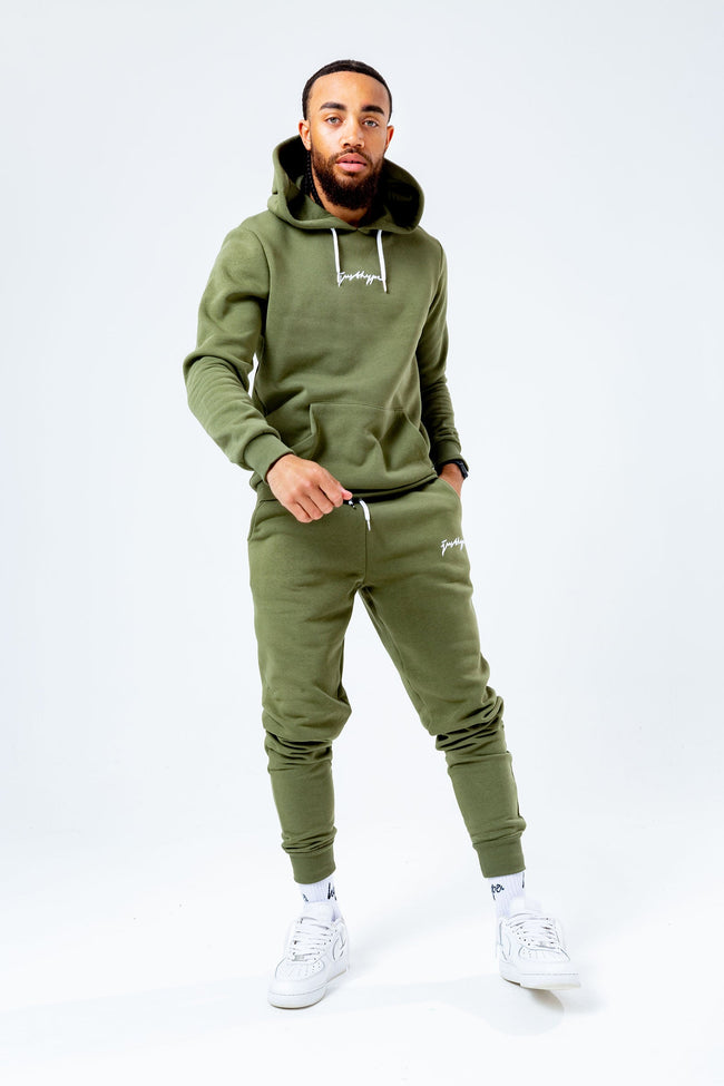 HYPE KHAKI SCRIBBLE MEN'S TRACKSUIT