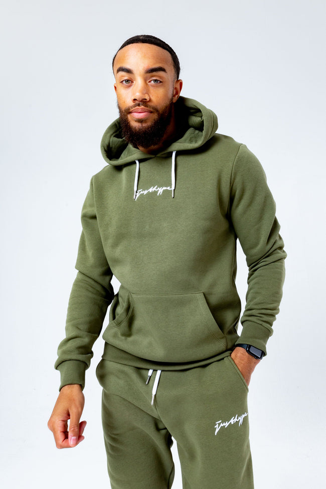 HYPE KHAKI SCRIBBLE MEN'S TRACKSUIT