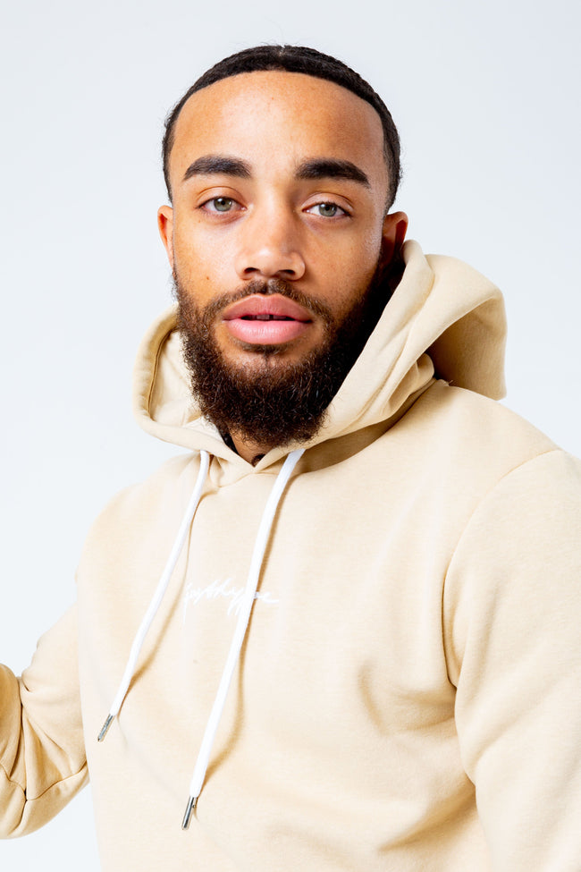 HYPE BEIGE SCRIBBLE MEN'S TRACKSUIT