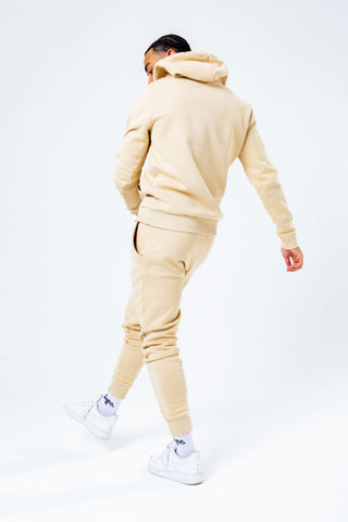 HYPE BEIGE SCRIBBLE MEN'S TRACKSUIT