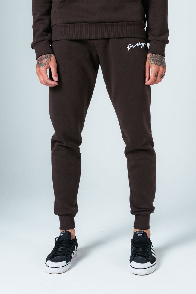 HYPE BROWN SCRIBBLE MEN'S TRACKSUIT