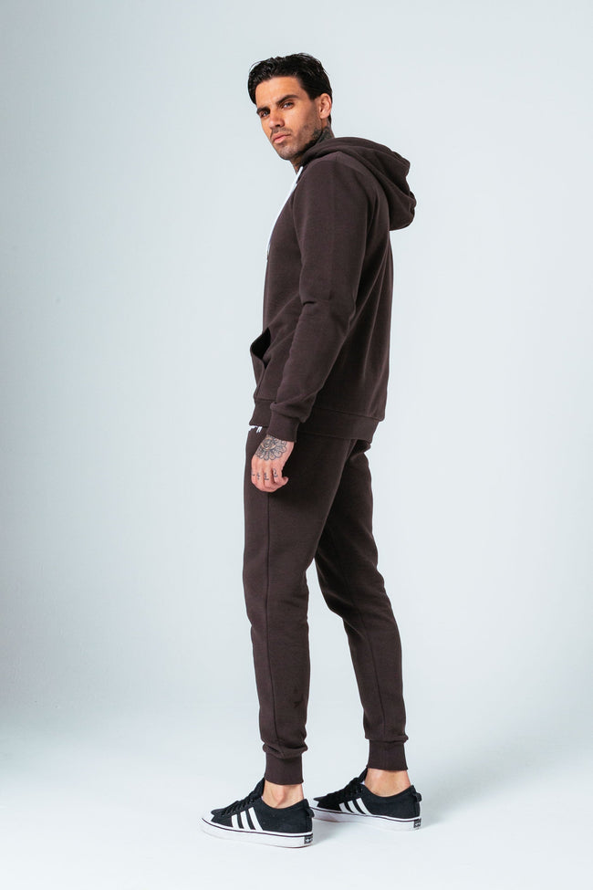 HYPE BROWN SCRIBBLE MEN'S TRACKSUIT