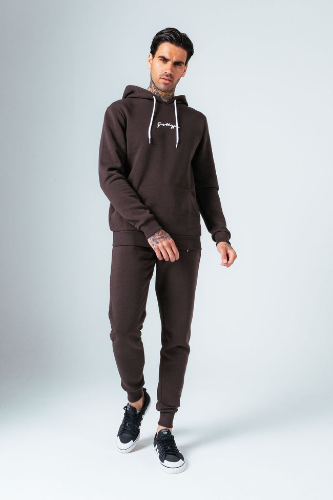 HYPE BROWN SCRIBBLE MEN'S TRACKSUIT