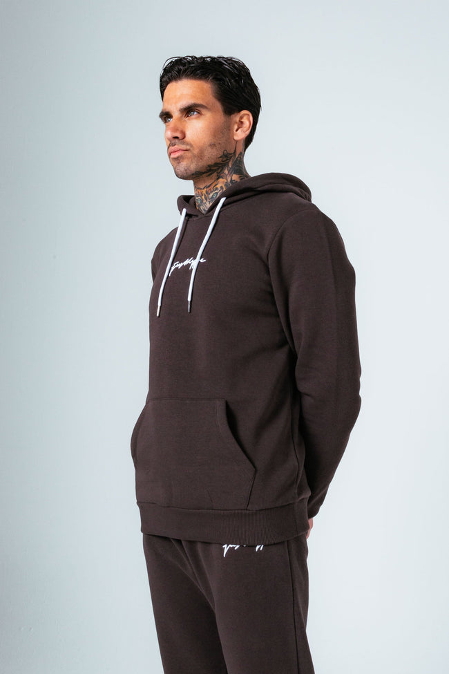 HYPE BROWN SCRIBBLE MEN'S TRACKSUIT