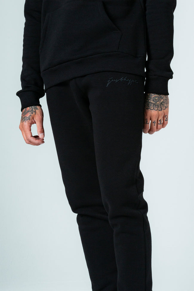 HYPE BLACK SCRIBBLE MEN'S TRACKSUIT