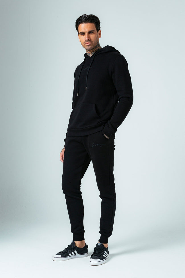 HYPE BLACK SCRIBBLE MEN'S TRACKSUIT