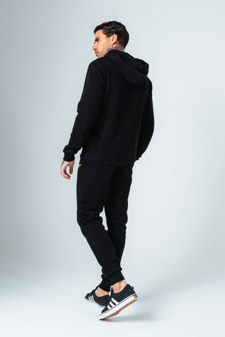 HYPE BLACK GOLD SCRIBBLE MEN'S TRACKSUIT