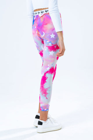 Hype Clouds Mystic Aop Kids Leggings