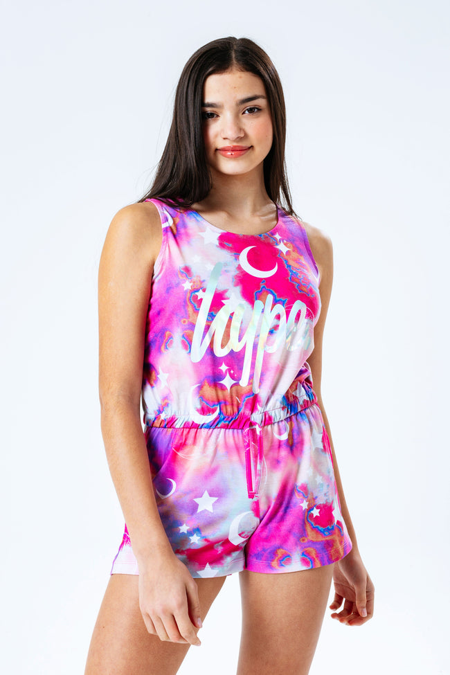 HYPE CLOUDS MYSTIC AOP KIDS PLAYSUIT