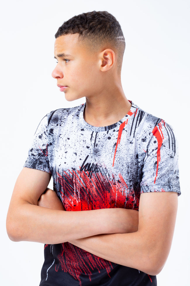 HYPE RED DRIP BOYS T-SHIRT