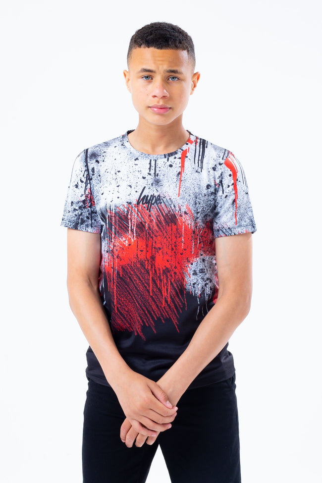 HYPE RED DRIP BOYS T-SHIRT