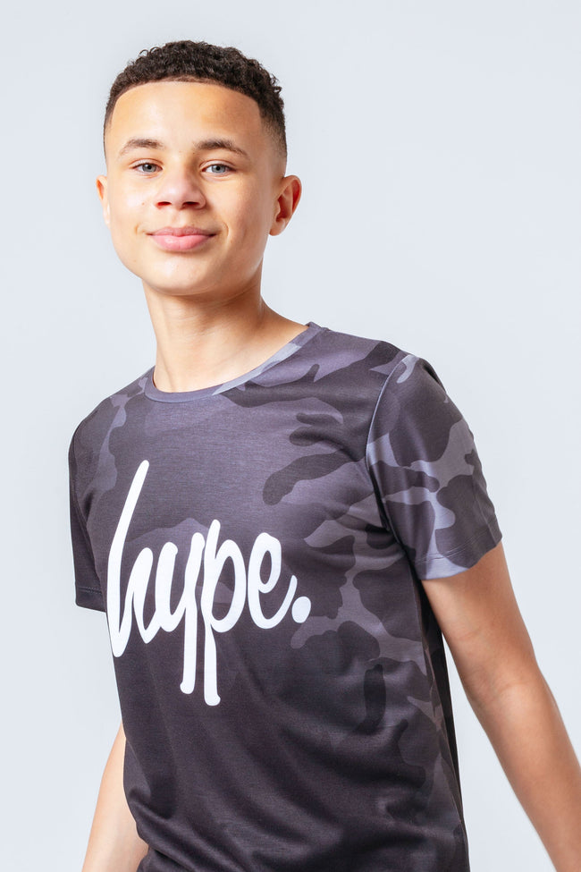 HYPE VERTICAL CAMO FADE BOYS T-SHIRT